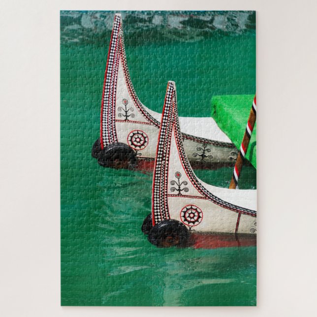 Quebra-cabeça Canoa do Povo Aborígene (Vertical)