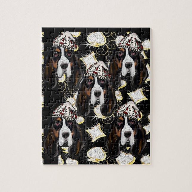 Quebra-cabeça CÃO Basset    (Vertical)