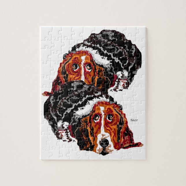 Quebra-cabeça : CÃO BASSET HOUND (Vertical)