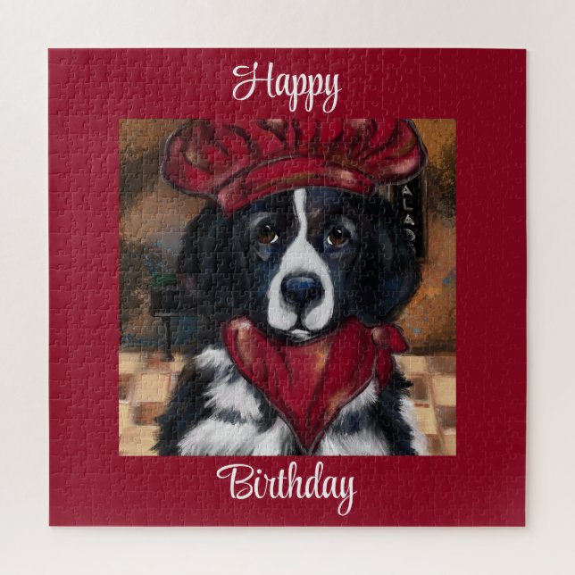 Quebra-cabeça Cão da Terra Nova (Vertical)