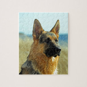 Quebra-cabeça Cão de german shepherd customizável
