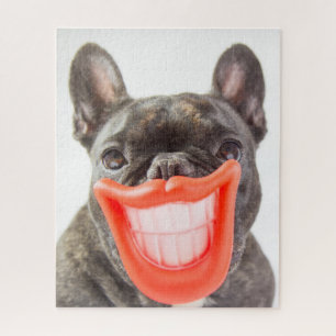 Quebra-cabeça Cão de sorriso das imagens   A de Getty