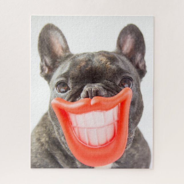 Quebra-cabeça Cão de sorriso das imagens | A de Getty (Vertical)