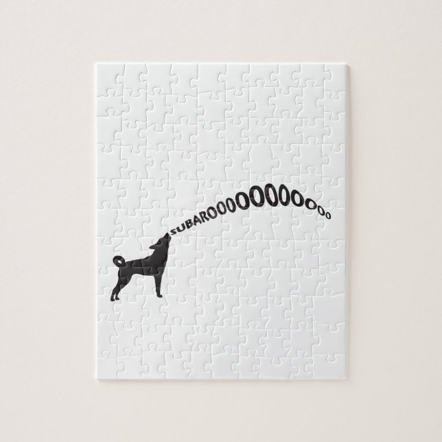 Quebra-cabeça Cão do urro Subaru (Vertical)