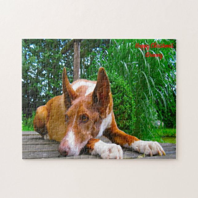 Quebra-cabeça Cão Faraó. (Horizontal)
