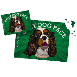 Quebra-cabeça Cão feio do Rei Charles Cavalier 1000