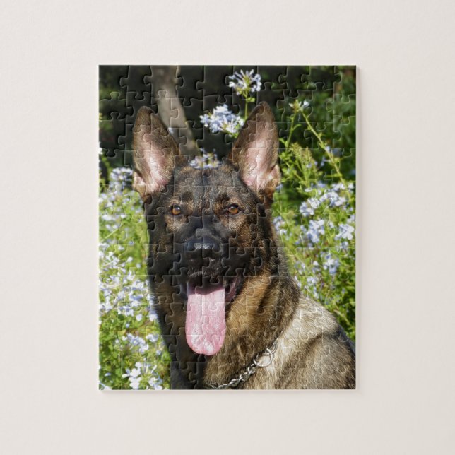 Quebra-cabeça Cão german shepherd (Vertical)