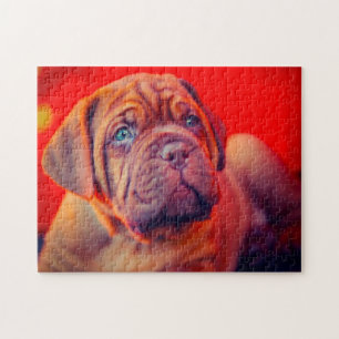 Quebra-cabeça Cão Mastiff.