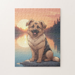 Quebra-cabeça Cão Pastor Alemão