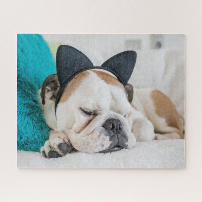 Quebra-cabeça Cão sonolento das imagens | de Getty com Headband (Horizontal)