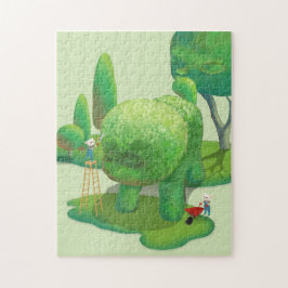 Quebra-cabeça Cão Topiário