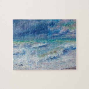 Quebra-cabeça Capa de Mar Azul por Impressionista Renoir