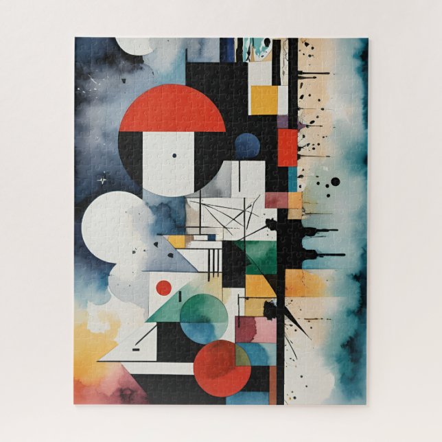 Quebra-cabeça Capa de Mar Cubística (Vertical)