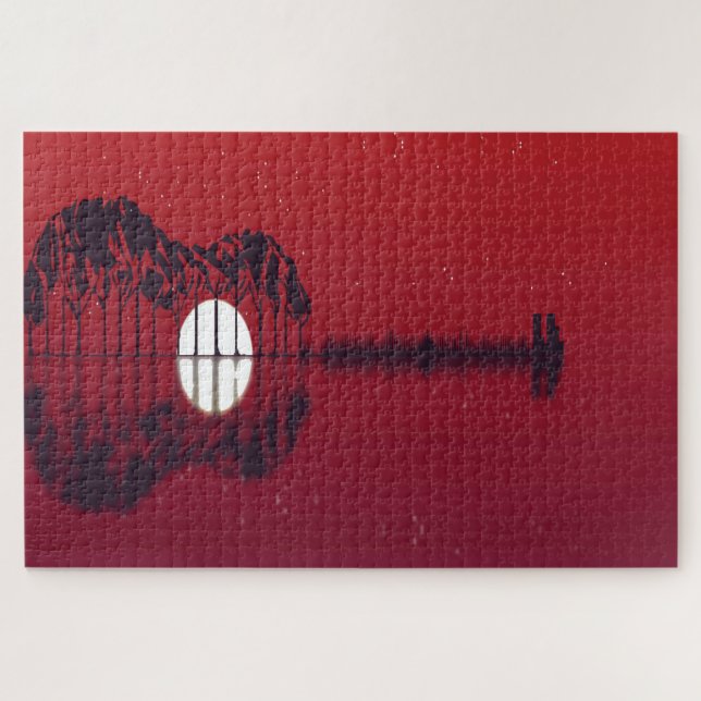 Quebra-cabeça Capa de Violão (Horizontal)