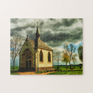 Quebra-cabeça Capela Eifel Alemanha.