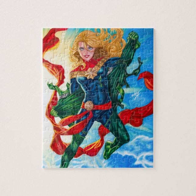 Quebra-cabeça Capitã Marvel ~ Carol Danvers (Vertical)