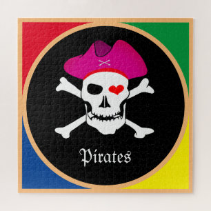 Quebra-cabeça Capitão "Grace" & Pirates - Ilha do Tesouro /Girl