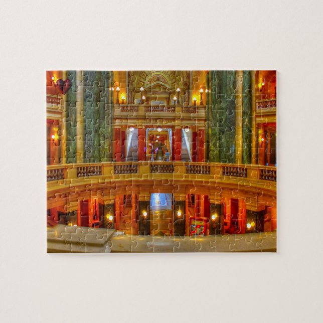 Quebra-cabeça Capitol Chambers Wisconsin (Horizontal)