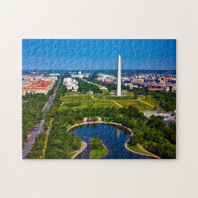 Quebra-cabeça Capitólio do Estado de Washington DC. (Horizontal)