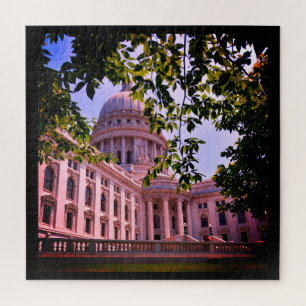 Quebra-cabeça Capitólio estadual de Wisconsin
