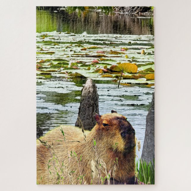 Quebra-cabeça Capivara - Pneumatóforos - Vida Selvagem (Vertical)