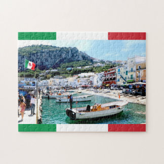 Quebra-cabeça Capri Island Marina Grande, Porto Sul de Itália