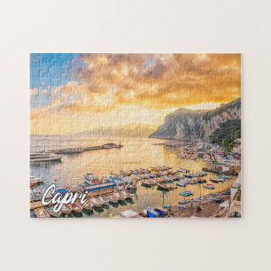 Quebra-cabeça Capri, Mar Tirreno, Itália