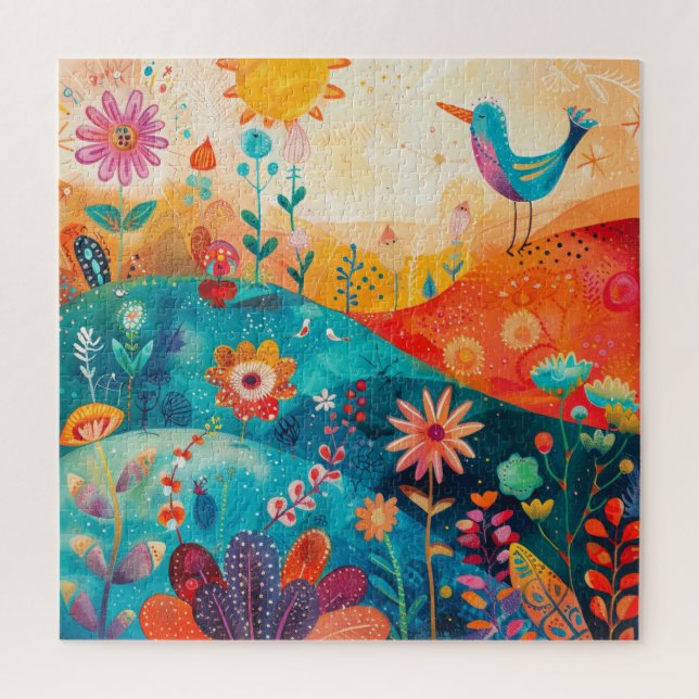 Quebra-cabeça Caprichoso de Verão (Vertical)