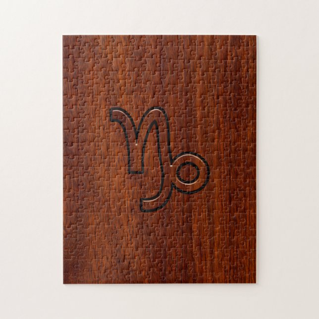 Quebra-cabeça Capricórnio Zodiac - Símbolo de Mahogany Style imp (Vertical)