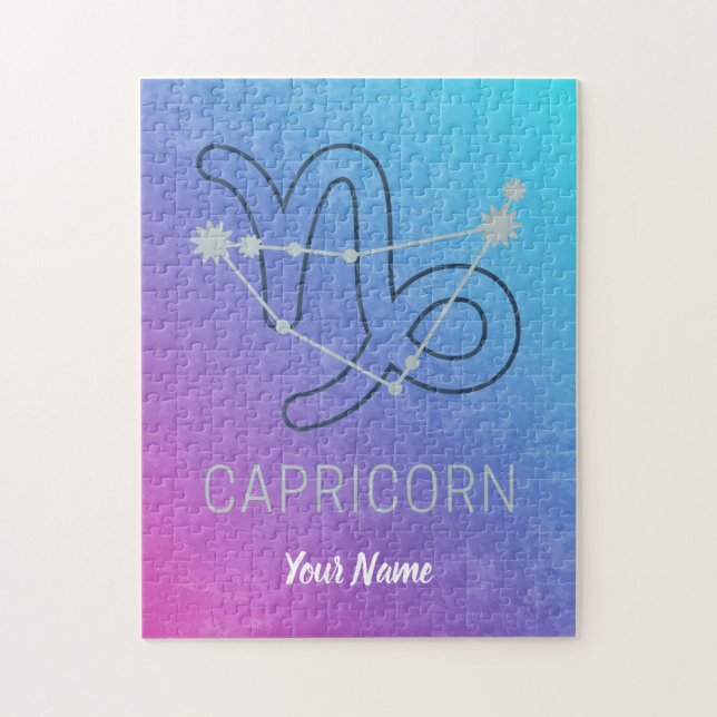 Quebra-cabeça Capricórnio Zodiac - Sinal de Estrela - Constelaçã (Vertical)