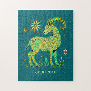 Quebra-cabeça Capricórnio Zodiac - Sinal em Padrões Intratos