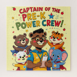 Quebra-cabeça Captain of the Pre-K Power Crew – Puzzle