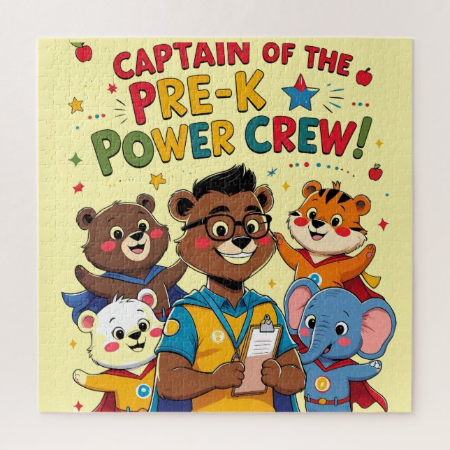 Quebra-cabeça Captain of the Pre-K Power Crew – Puzzle  (Vertical)