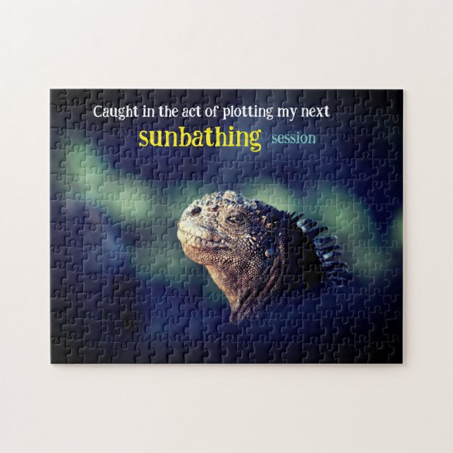 Quebra-cabeça Capturada na iguana marinha (Horizontal)