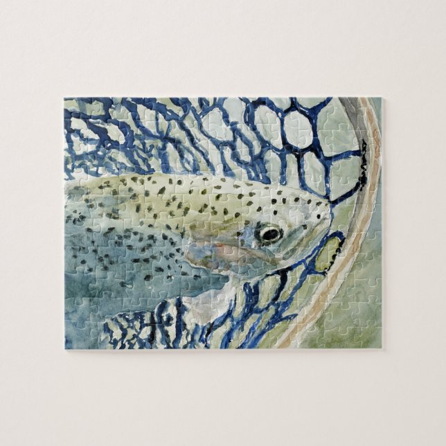 Quebra-cabeça Capturas e Libertação de Designs de pesca (Horizontal)