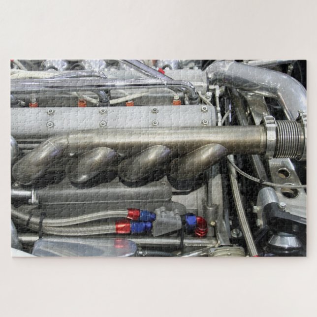 Quebra-cabeça car engine puzzle (Horizontal)