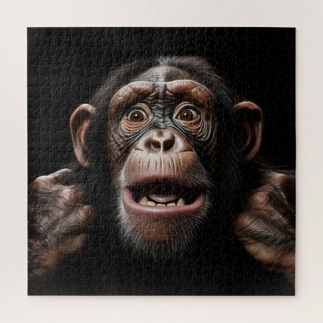 Quebra-cabeça Cara de macaco (Vertical)
