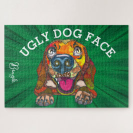 Quebra-cabeça Cara feia de cachorro beagle 1000 peças