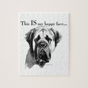 Quebra-cabeça Cara feliz do Mastiff