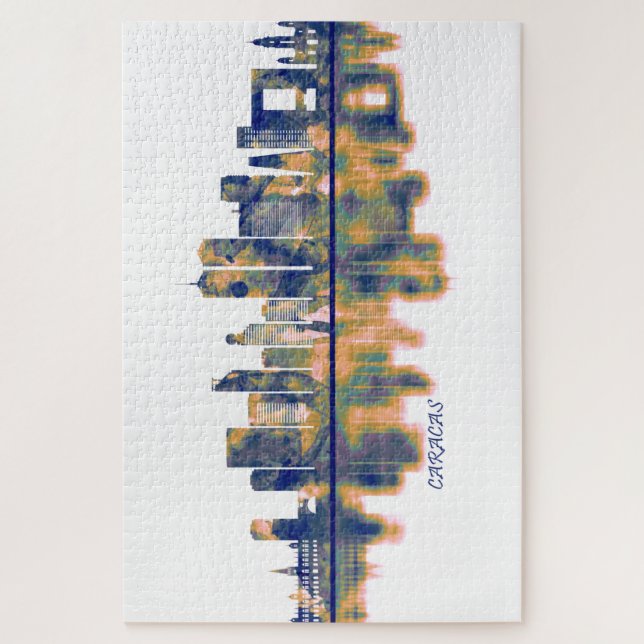Quebra-cabeça Caracas Skyline (Vertical)