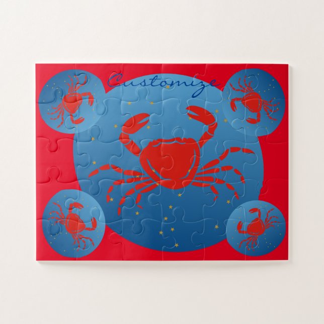 Quebra-cabeça Caranguejo do cancer Zodiac Thunder_Cove (Horizontal)