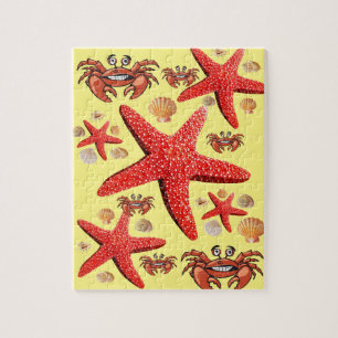 Quebra-cabeça Caranguejo Starfish Prateleiras