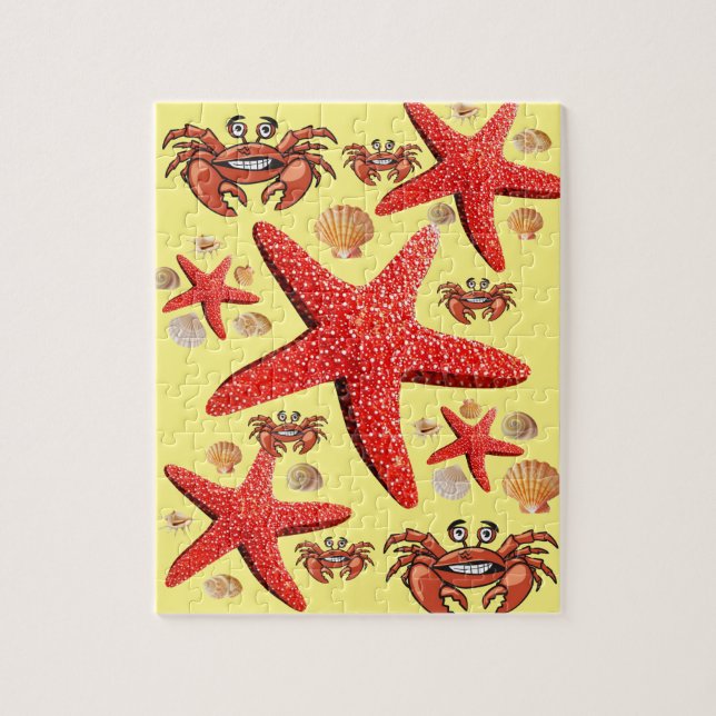 Quebra-cabeça Caranguejo Starfish Prateleiras (Vertical)