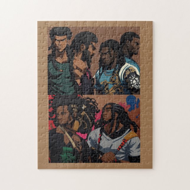 Quebra-cabeça Caras animadas 4 (Vertical)