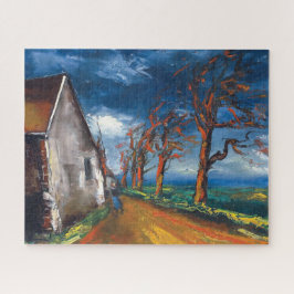 Quebra-cabeça Caráter numa Rua da aldeia | Maurice de Vlaminck |
