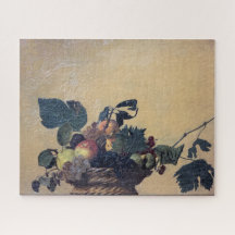 Caravaggio - Cesto de fruta - Óleo na canvas