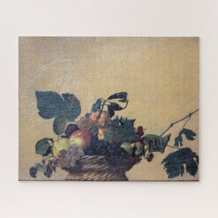 Quebra-cabeça Caravaggio - Cesto de fruta - Óleo na canvas