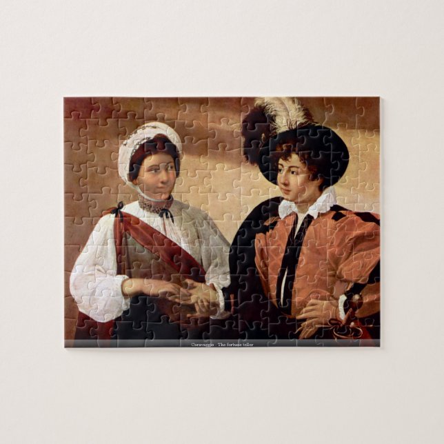 Quebra-cabeça Caravaggio - o caixa de fortuna (Horizontal)