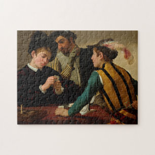Quebra-cabeça Cardsharps, 1595 por Caravaggio