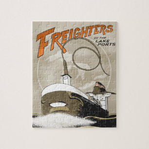 Quebra-cabeça Cargueiros do Lago dos Portos